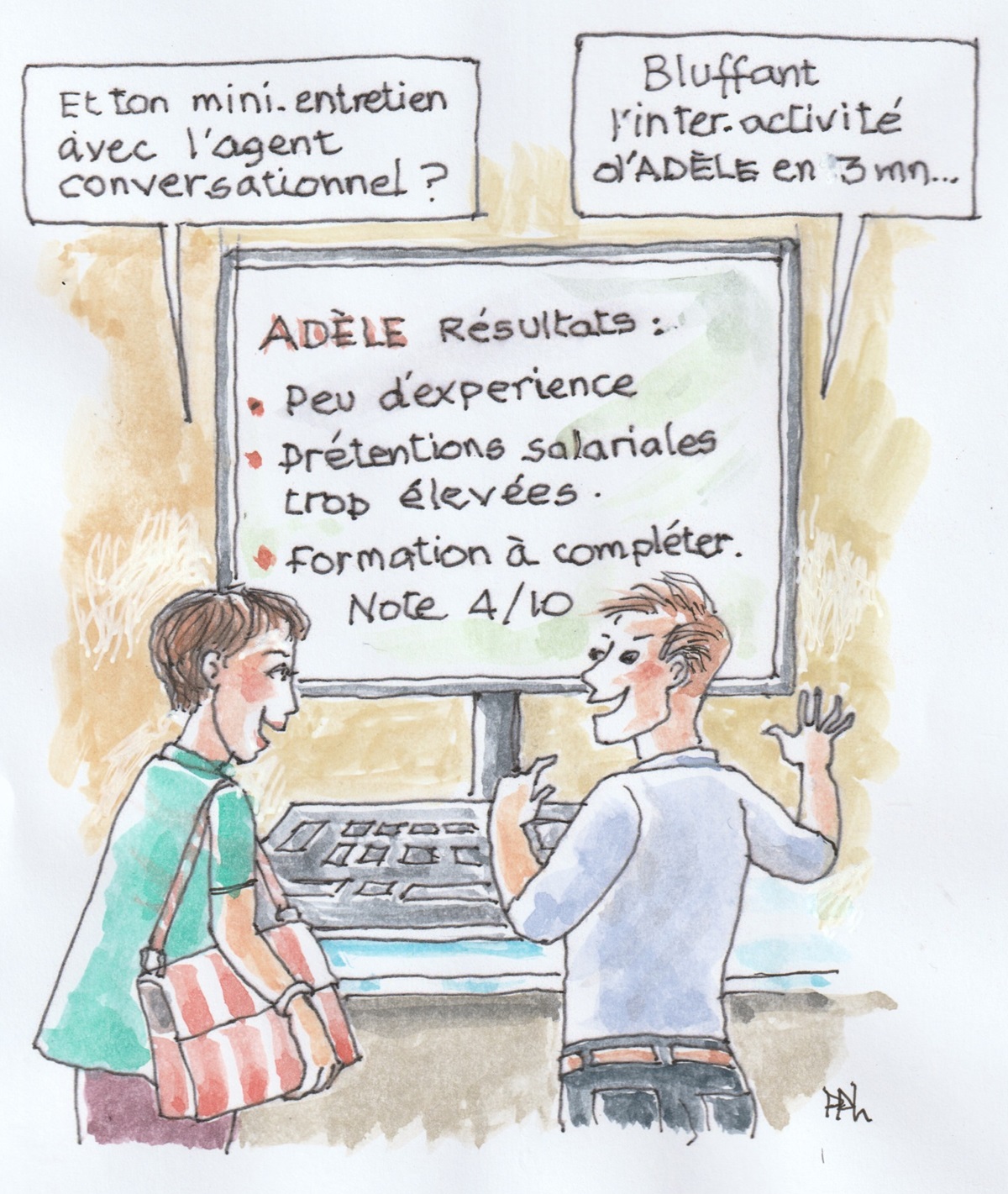 Adèle et le recrutement