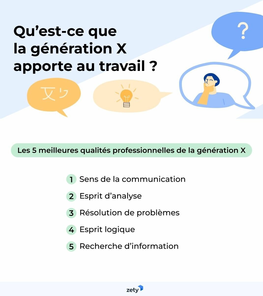Apports de la génération X au travail