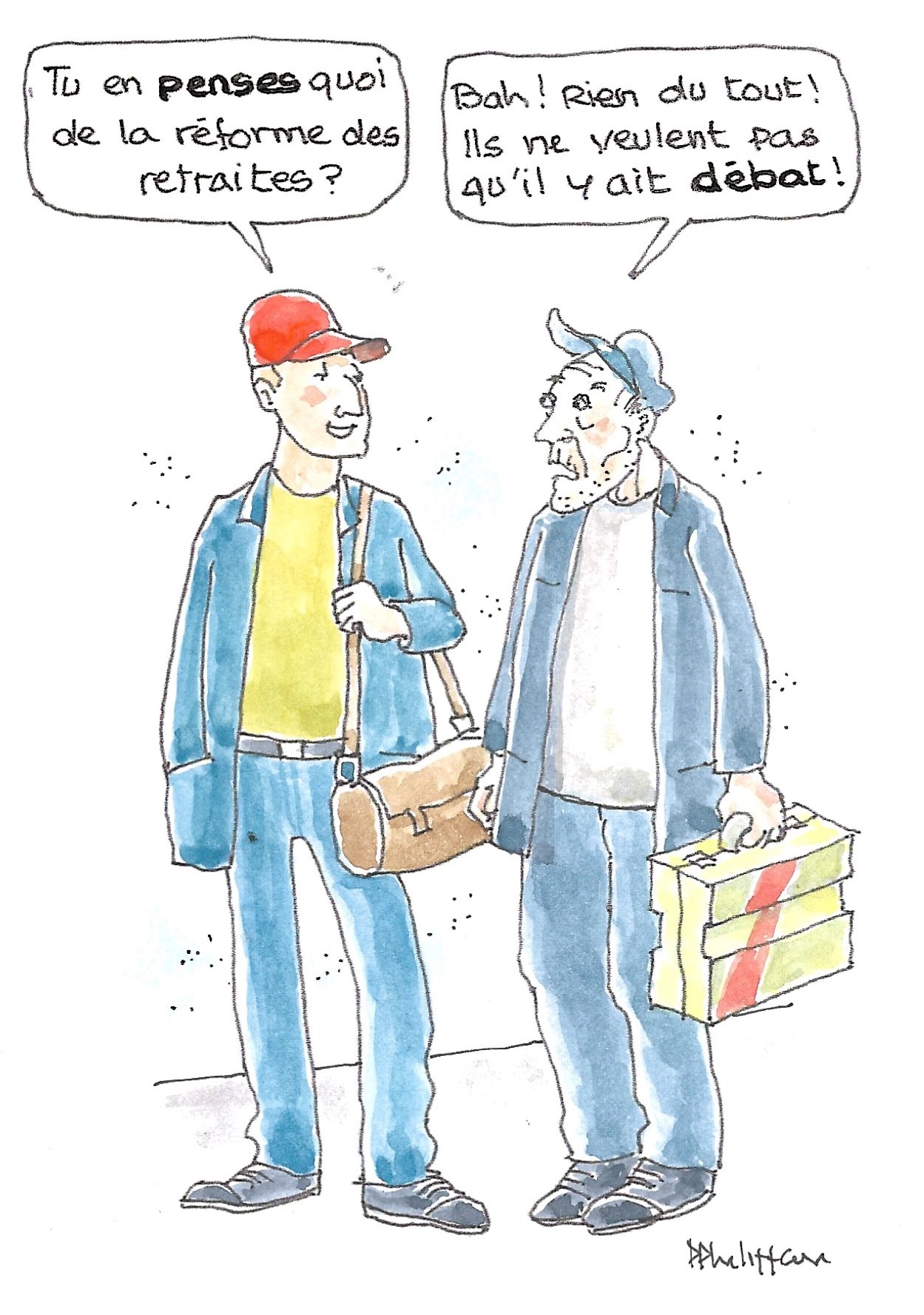 Débat sur les retraites