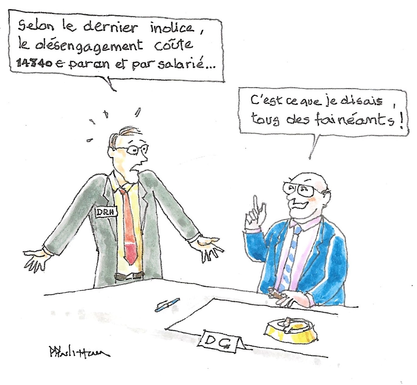 Le coût du désengagement