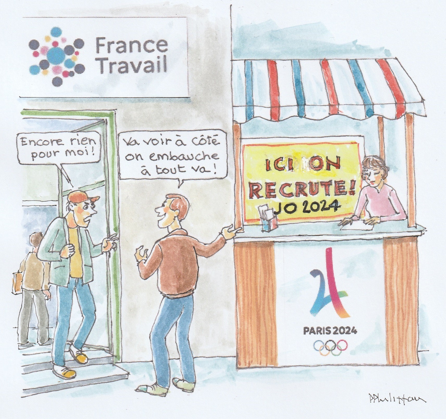 Emplois à pourvoir pour les JO