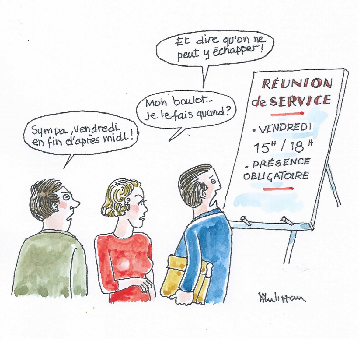 Réunions abusives