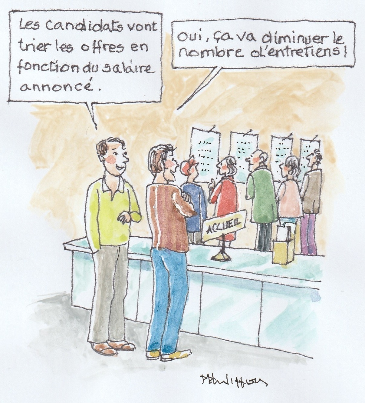Obligation de la mention du salaire dans les offres d'emplois