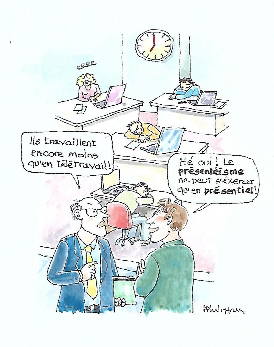 Le présentéisme exige le présentiel
