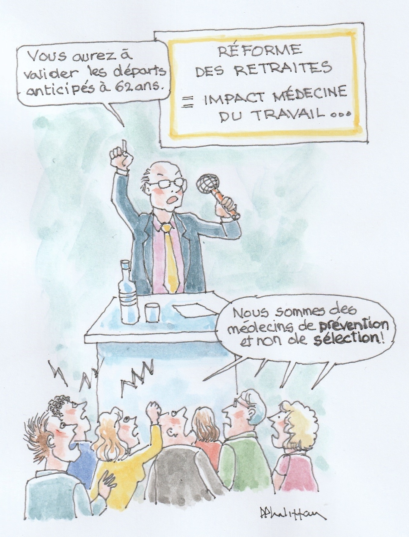 Les médecins du travail mécontents du rôle qu'on veut leur faire jouer