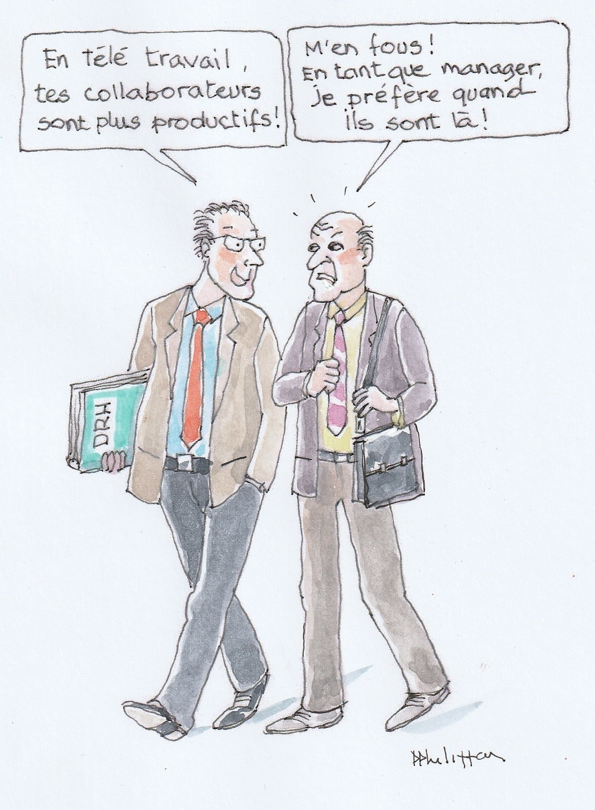 Télétravail et organisation hybride