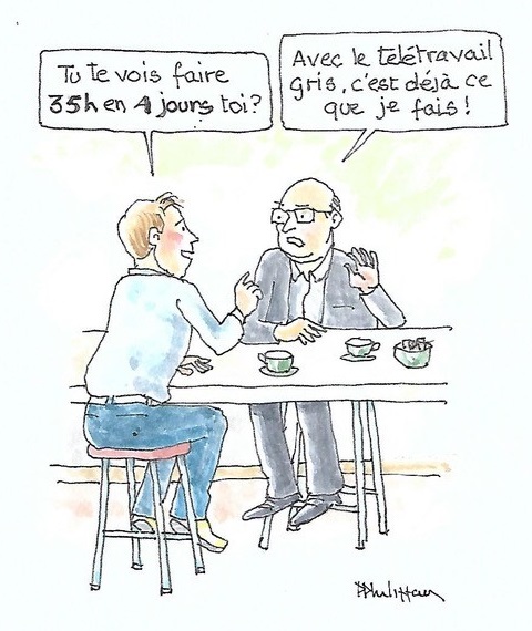 Télétravail gris